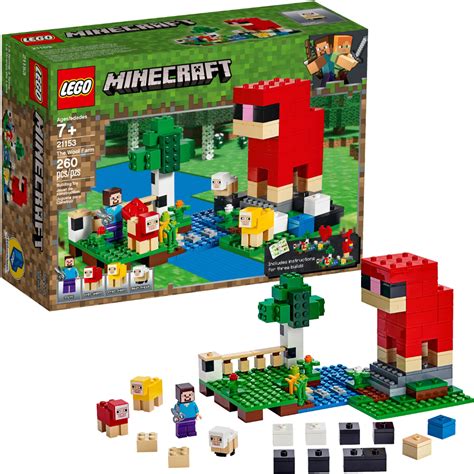 Best Buy: LEGO Minecraft The Wool Farm 21153 6251782