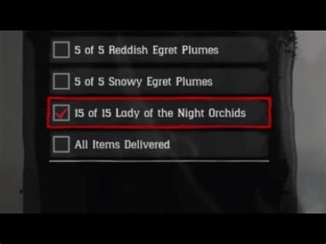 Red Dead Redemption 2: All 15 Lady Of The Night Orchids Locations - YouTube