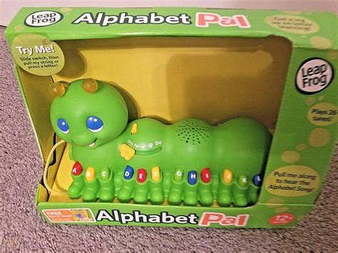 NIB LeapFrog Alphabet Pal Green Caterpillar Learning Pull Toy | #1903573615