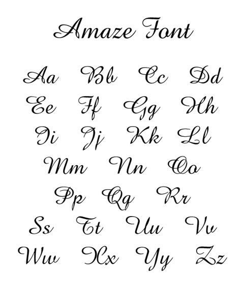 Custom Laser Engraving Font Examples