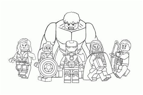 Lego Avenger Coloring Pages - Coloring Home