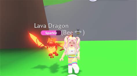 Adopt Me - Trading Neon Lava Dragon - YouTube