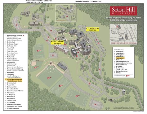 Seton Hill University Campus Map | Australia Map