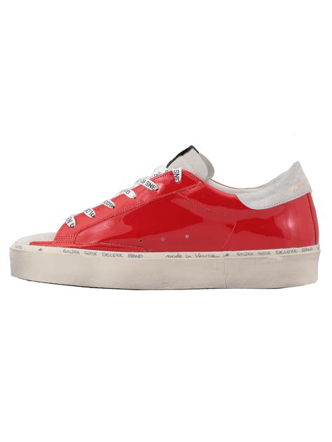 Golden Goose Golden Goose Hi Star Sneaker - RED SHINY LEATHER-WHITE ...