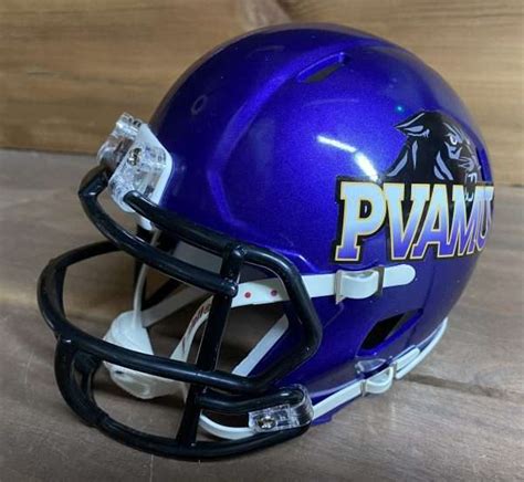 Prairie View A&M (PVAMU) Purple Riddell Mini Football Helmet - 417 Helmets