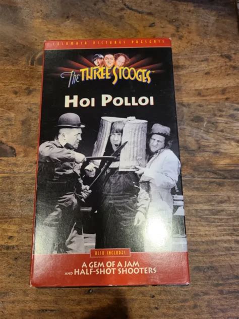 VINTAGE VHS TAPE The Three Stooges Hoi Polloi Columbia Pictures £3.65 - PicClick UK