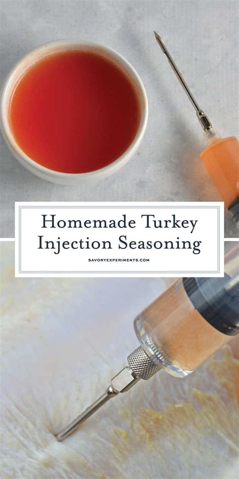 Homemade Turkey Injection Seasoning