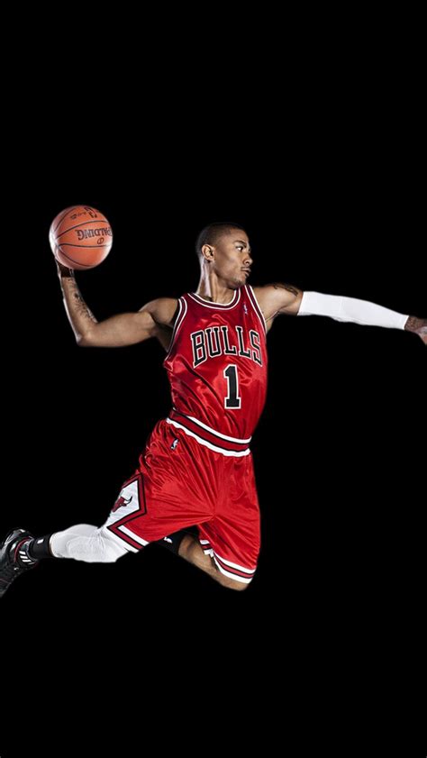 Chicago Bulls Derrick Rose iPhone Wallpapers Free Download