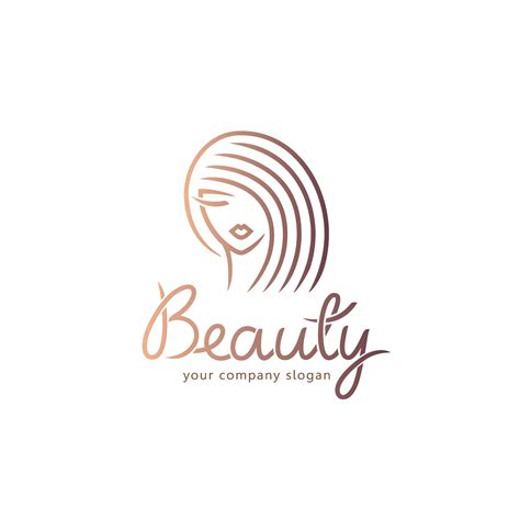 Vector logo design for beauty salon, hair salon, cosmetic | Салоны красоты, Логотип салона ...