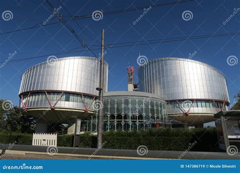 Building of the European Court of Human Rights in Strasbourg Editorial ...