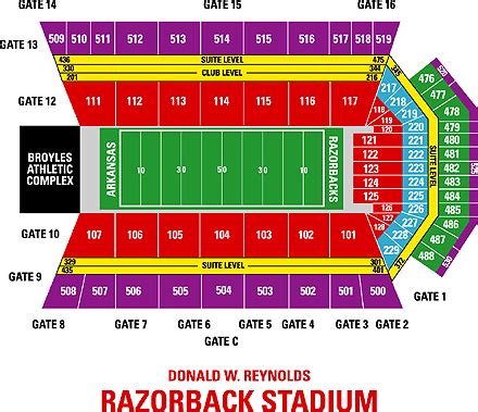 Bryant-Denny Stadium Seating Chart