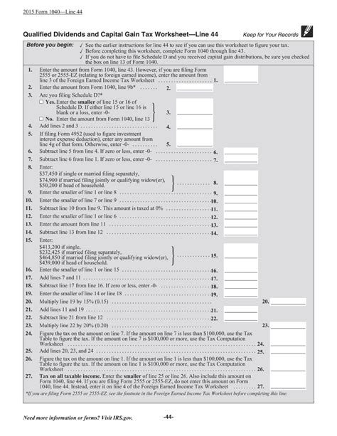 Irs Line 5 Worksheets