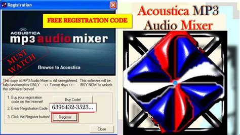 Acoustica Mp3 Audio Mixer Registration Code Free Download - cleverkick