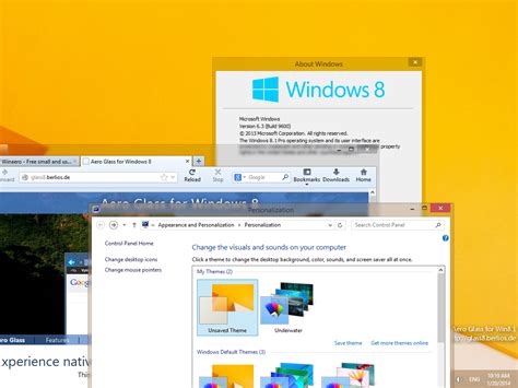 Aero Glass for Windows 8.1 released, download links inside