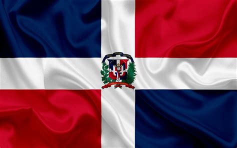 Download wallpapers flag of Dominican Republic, Caribbean, Dominican ...