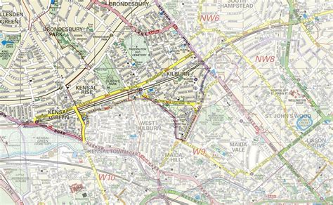 Brent London Borough Map – Tiger Moon