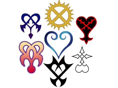 Kingdom Hearts Symbols by VexenRandomDrawerGuy on DeviantArt