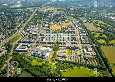 Aerial view, campus University of Dortmund,technical university ...