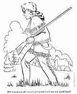 Daniel Boone Coloring Pages At GetColoringscom  Free Printable sketch template
