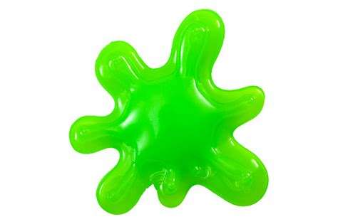 Practical Joke Splash Funny Toy And Slime Splatter Concept With A Neon Green Blob Of Mucus Or ...