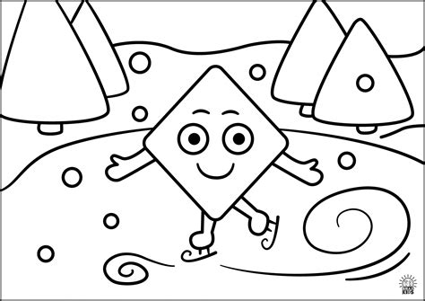 Coloring pages for kids – Shapes | Amax Kids