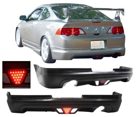 2002-2004 Acura RSX Mugen Polyurethane Rear Bumper Lip - IKN-BLR-AR02MULED-PU