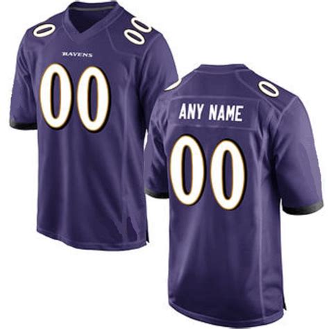 Baltimore Ravens Customizable Pro Style Football Jersey – Best Sports ...