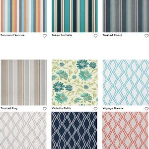 Sunbrella Fabric Samples Sunbrella Upholstery Collections 10 Fabric ...