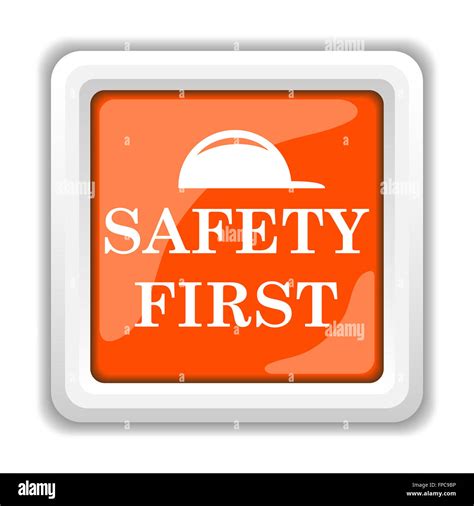 Safety first icon Stock Photo - Alamy