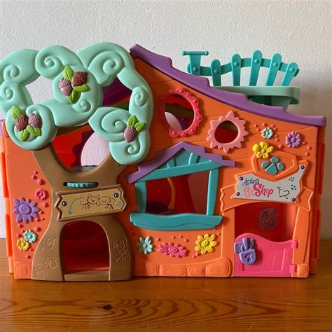 LPS Orange Clubhouse Playset Littlest Pet Shop House - Etsy