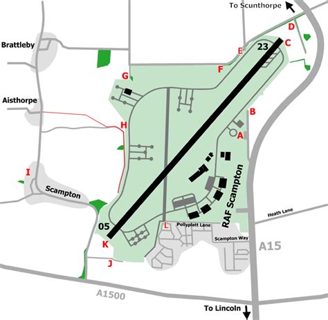 Thunder & Lightnings - Airfield Viewing Guide - RAF Scampton