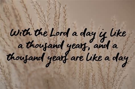 A Day is Like a Thousand Years – Knowing Jesus in Confusing Times