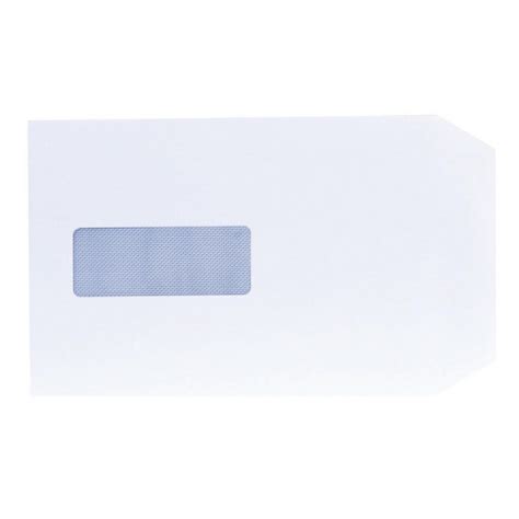 White C5 Self Seal Window Envelopes - 80gsm - Box of 500 - Car Smart