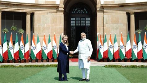 Agency News | Delhi: PM Narendra Modi Meets Italian Counterpart Giorgia ...