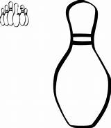 Bowling Pin Coloring Page Clipart Best Images sketch template