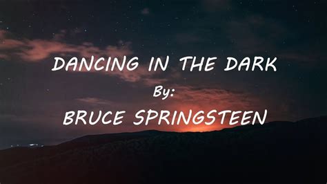 Bruce Springsteen - Dancing In The Dark (HQ)(HD) with Lyrics Acordes ...