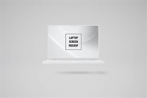 White Laptop Screen Mockup on Behance