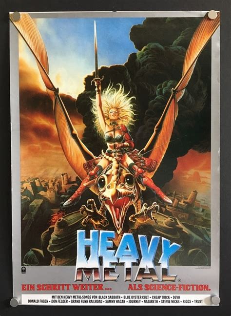 Heavy Metal (1981) – Original German Movie Poster - Hollywood Movie Posters