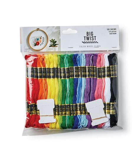 8.7yd Rainbow Cotton Embroidery Floss 105ct by Big Twist | JOANN