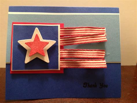 Military Thank You Card | Cards, Thank you cards, Patriotic