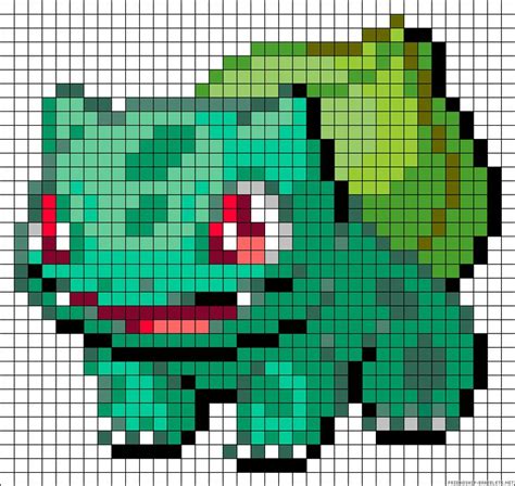 10 Pokemon Pixel Art Templates | Pixel art, Pixel art templates, Pixel ...