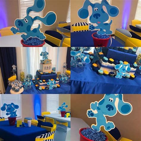 @playpatterns on Instagram: “Blue’s Clues birthday party centerpieces #bluescluespa… | Blue ...