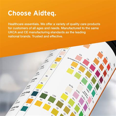 100 x Aidteq 11-in-1 Urinalysis Test Strips 11 Parameter Urine Test Strips for Urobilinogen ...