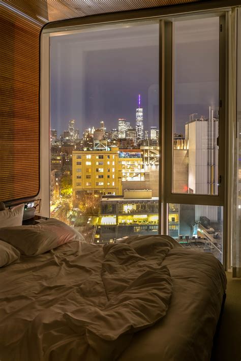 New York City View at Night | Apartment view, City view apartment ...