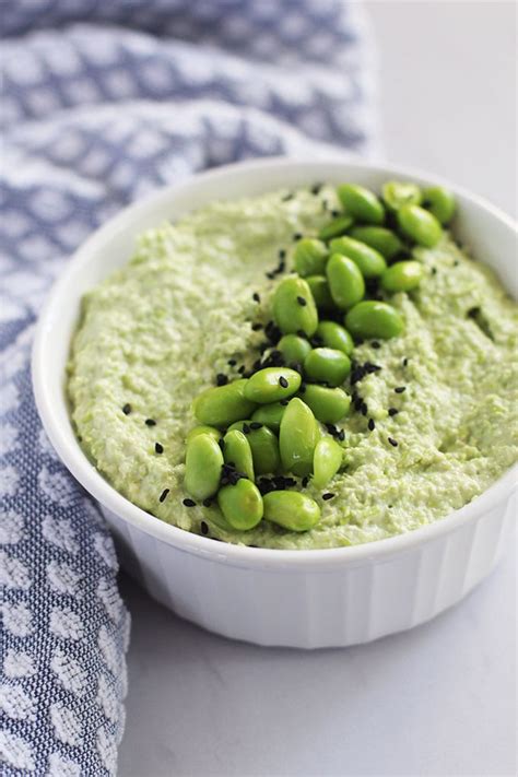 Protein-Packed Edamame Hummus - FitLiving Eats by Carly Paige