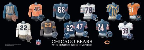 Chicago Bears Uniform and Team History | Heritage Uniforms and Jerseys