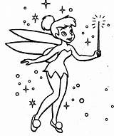 Tinkerbell Coloring Pages For Free sketch template
