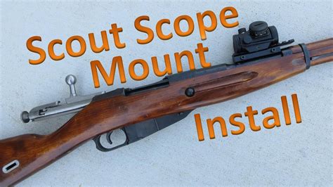 Mosin Nagant Scope Base Install Scout Style - YouTube