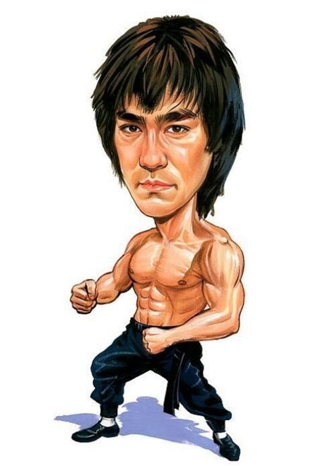 Bruce Lee | Bruce lee art, Celebrity caricatures, Caricature