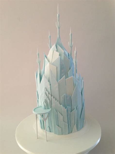 Elsa's Ice Castle Cake. Amazing! Frozen Castle Cake, Frozen Theme Cake, Castle Cakes, 3rd ...